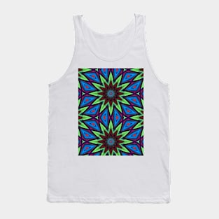 Green Starburst Tank Top